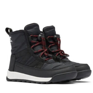 Sorel Children's Black Whitney |I Short Lace Boot
Size 8